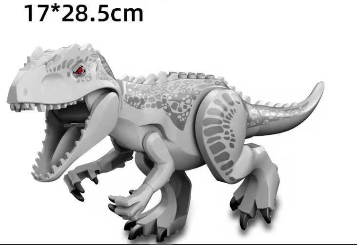T-REX / INDOMINUS do LEGO Jurassic World Dinozaur Figurka Klocki Model