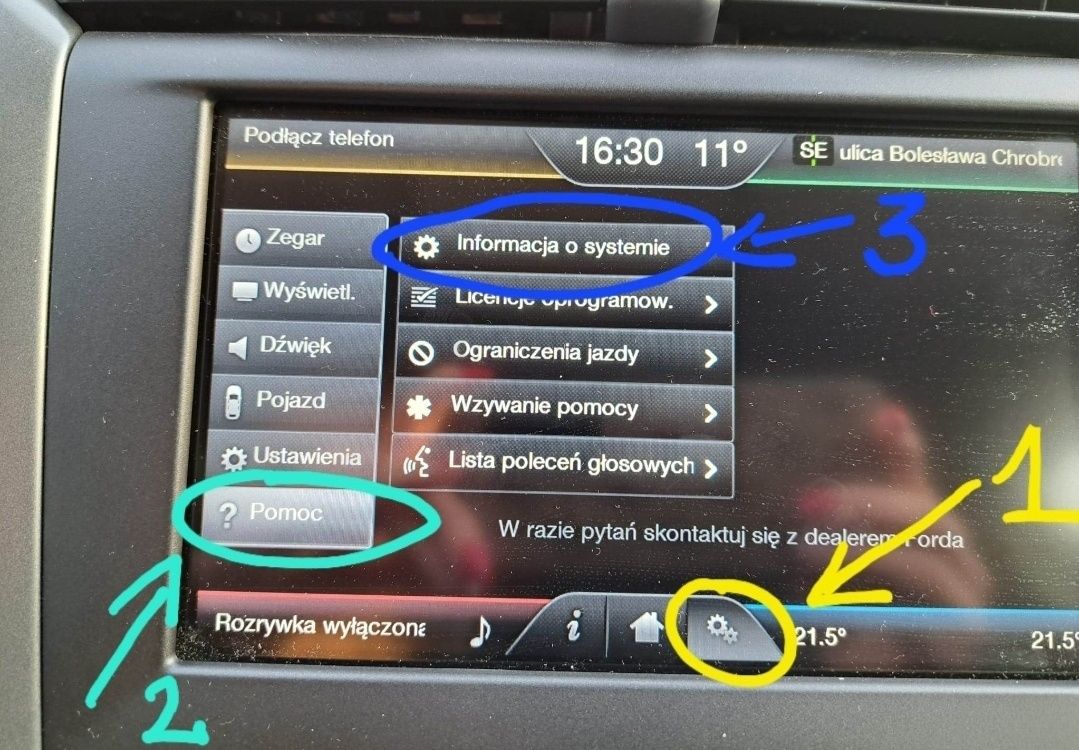 Ford Mirrorlink Sync 2. AndroidAuto, AppleCarPlay, Polski Lektor.