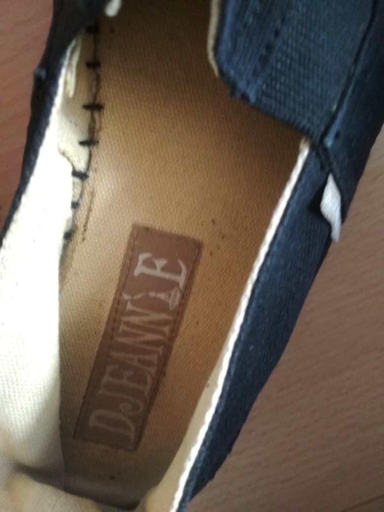 Espadryle naturalne TK maxx oryginalne uniwersalne czarne wiosna lato