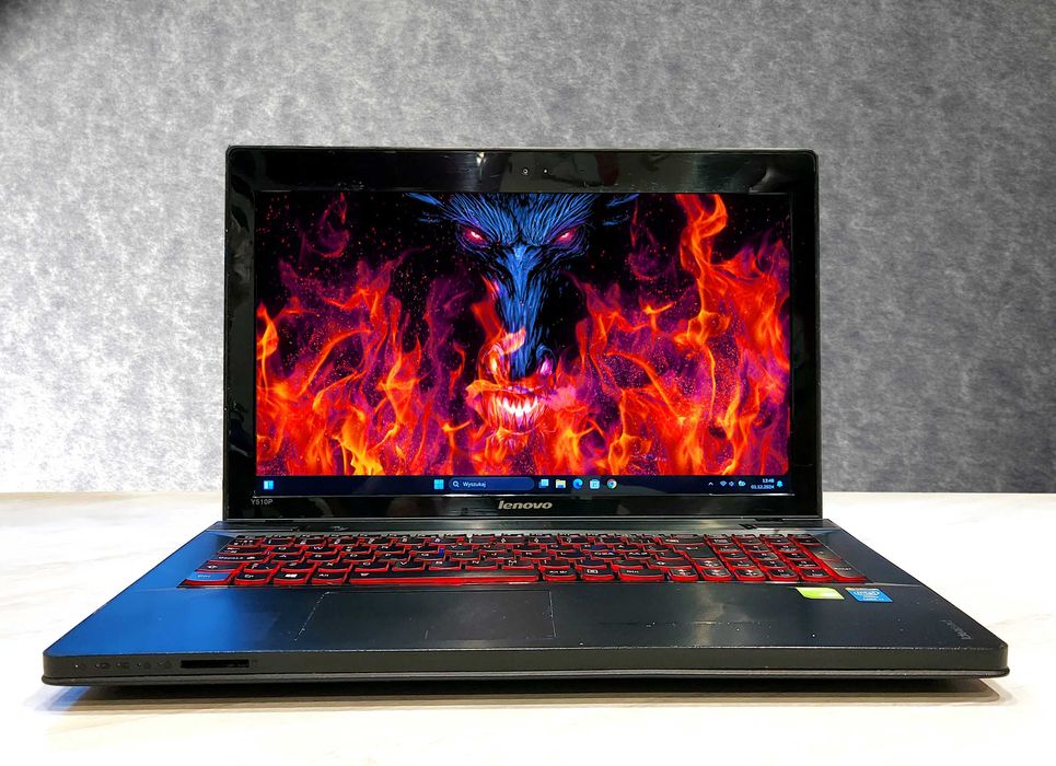 LENOVO gamingowy 15,6" - GeForce i7 16GB - CS WoT GTAV