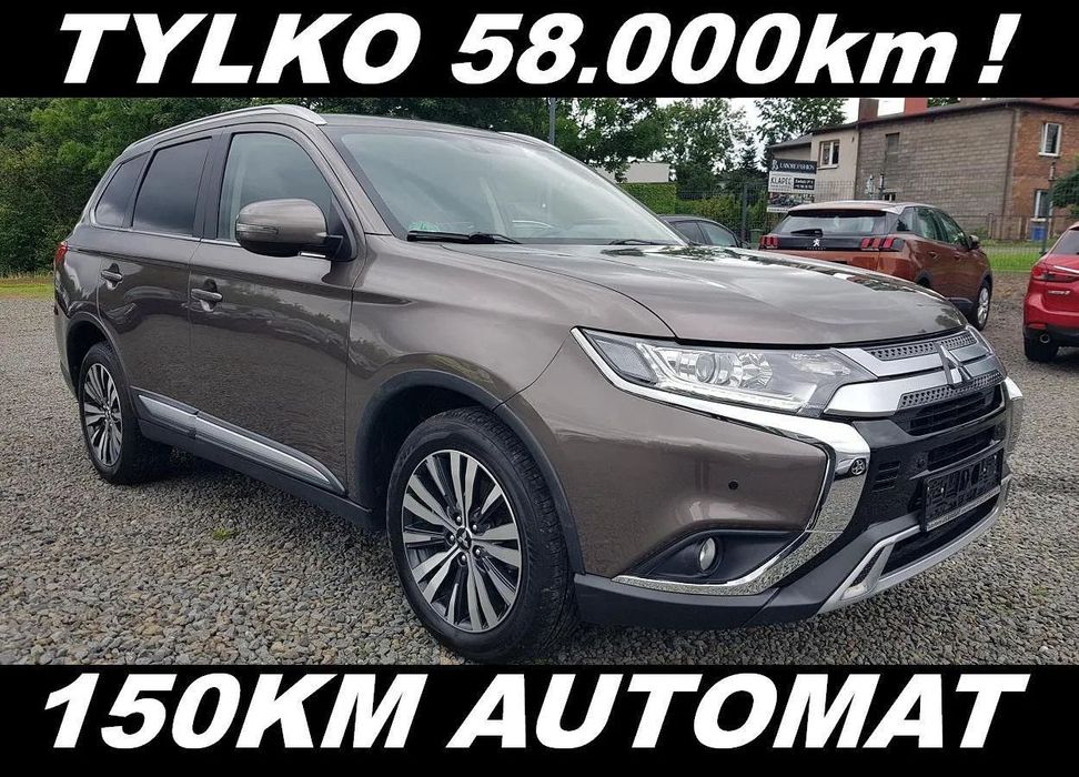 Mitsubishi Outlander 150KM AUTOMAT Tylko 58000km Serwis ASO 1 Właściciel ROK GWARANCJI