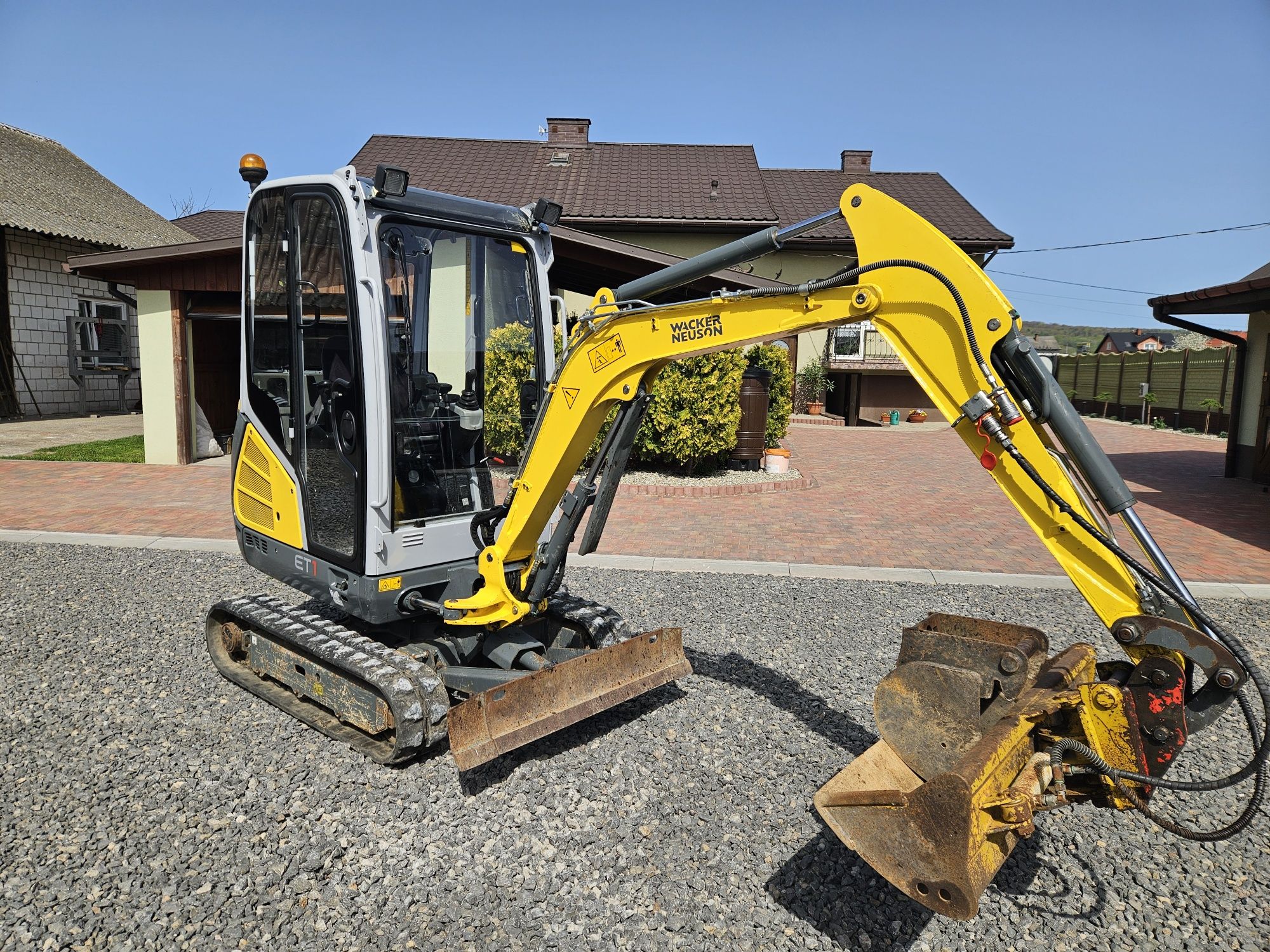 Minikoparka Wacker Neuson ET 18*2015r*rozsuwane podwozie*oryginał!!!