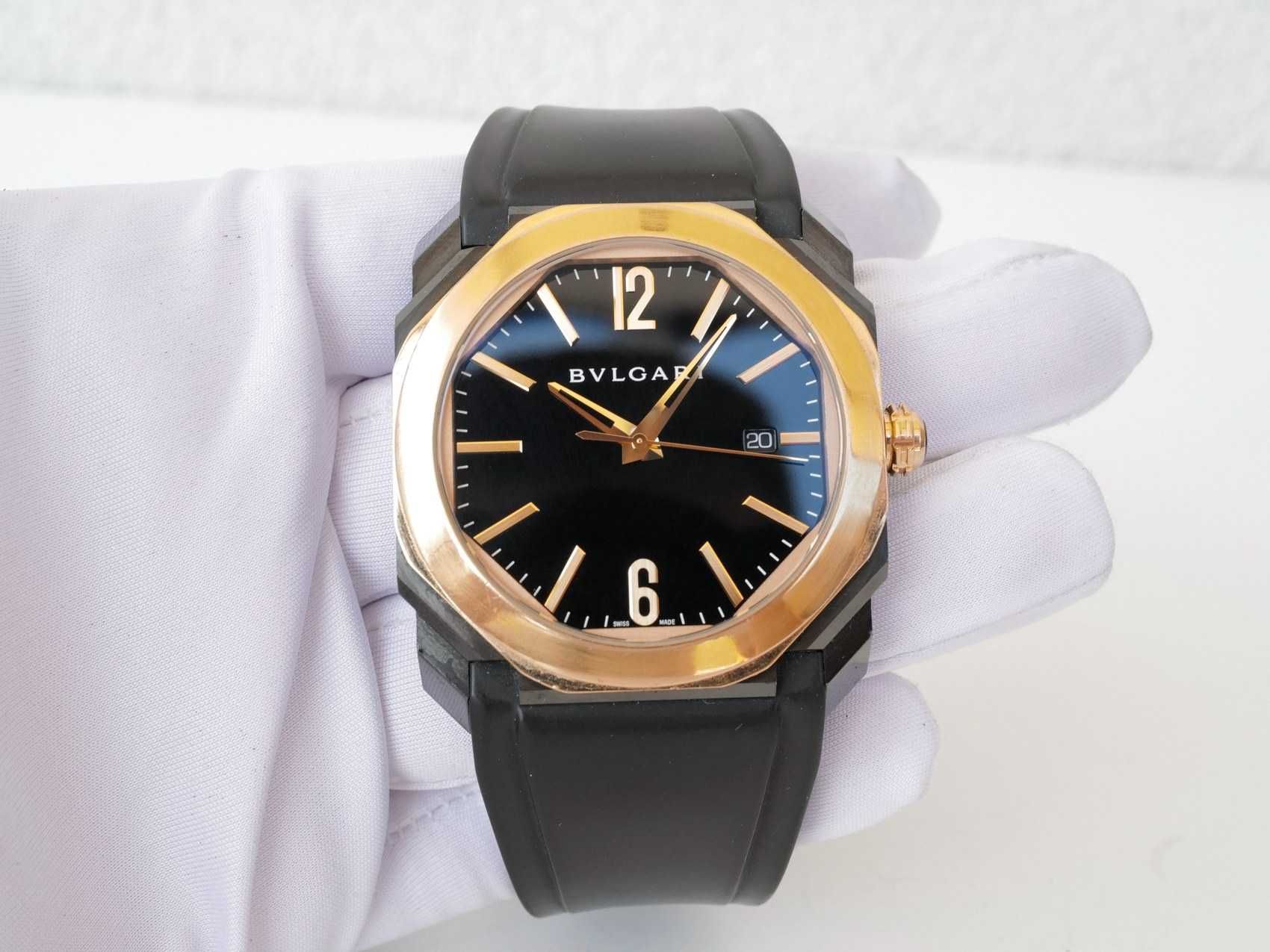 Bulgari Octo 18k Rose Gold Bezel 41mm 102485