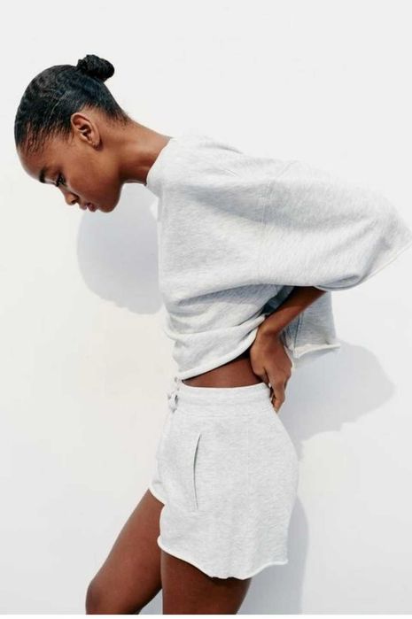 Костюм шорты и топ футболка Zara