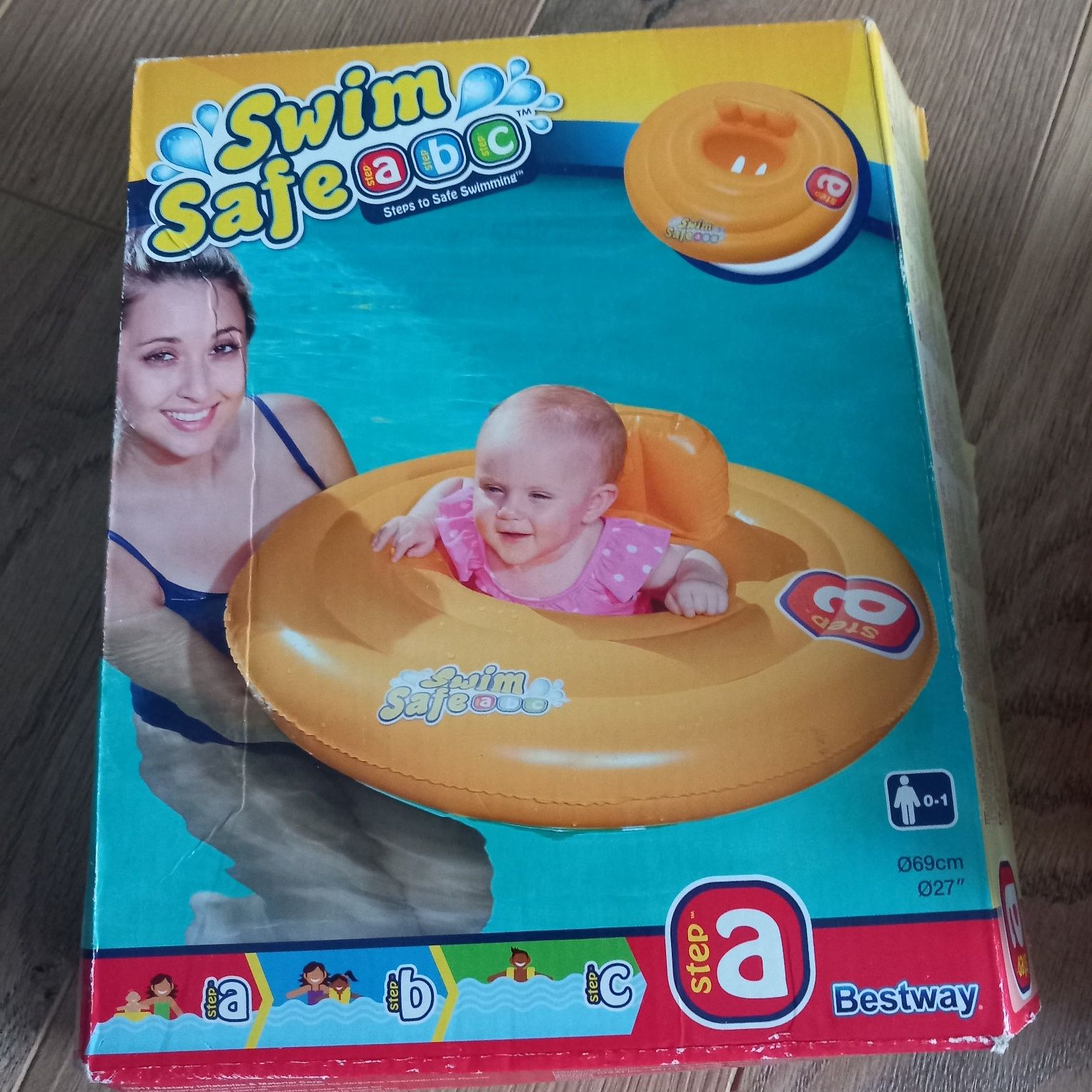 Koło do pływania dla niemowląt, fotelik pływający Bestway