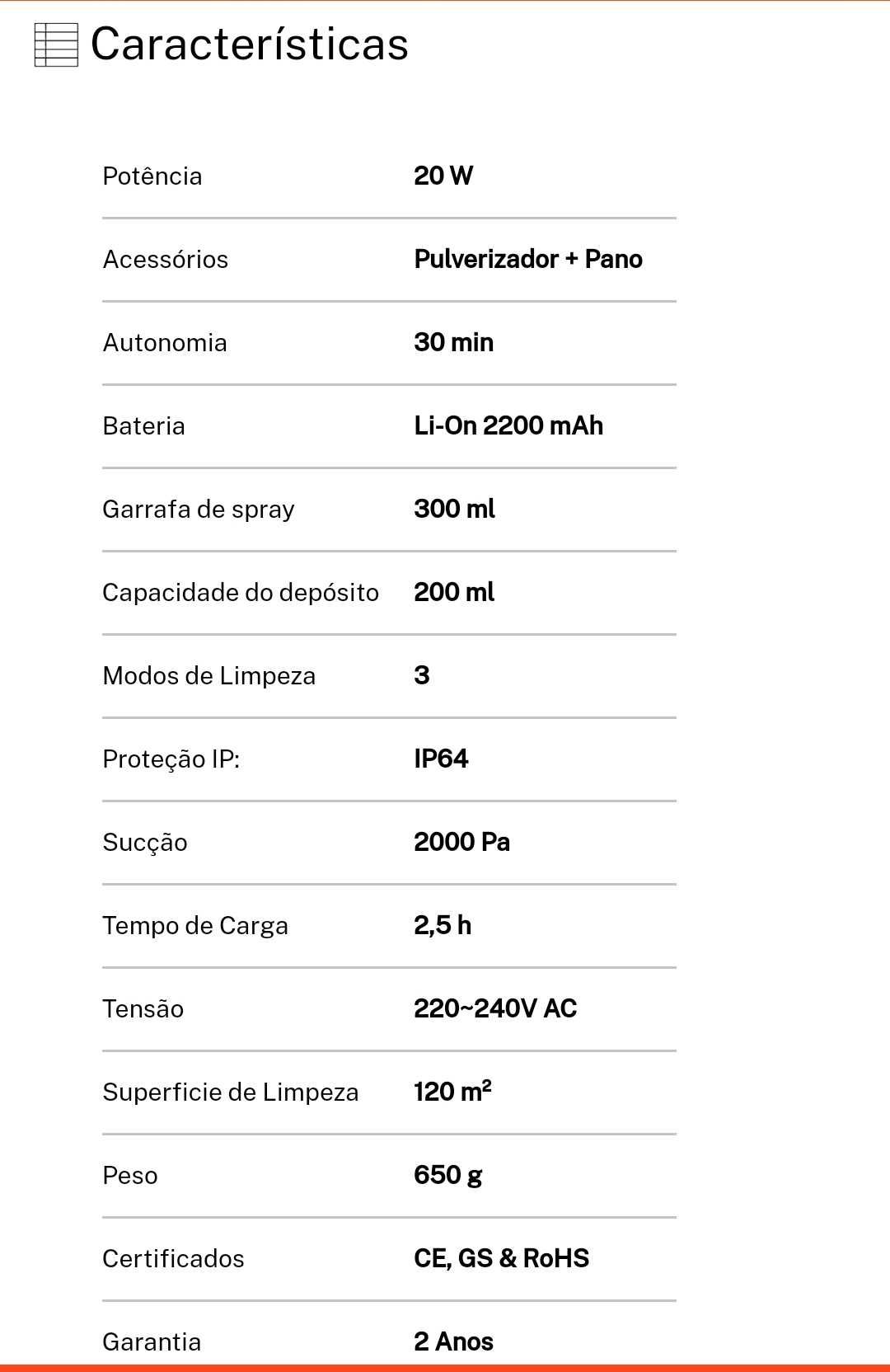 Limpa vidros elétrico