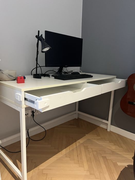 Biurko Alex Ikea Białe