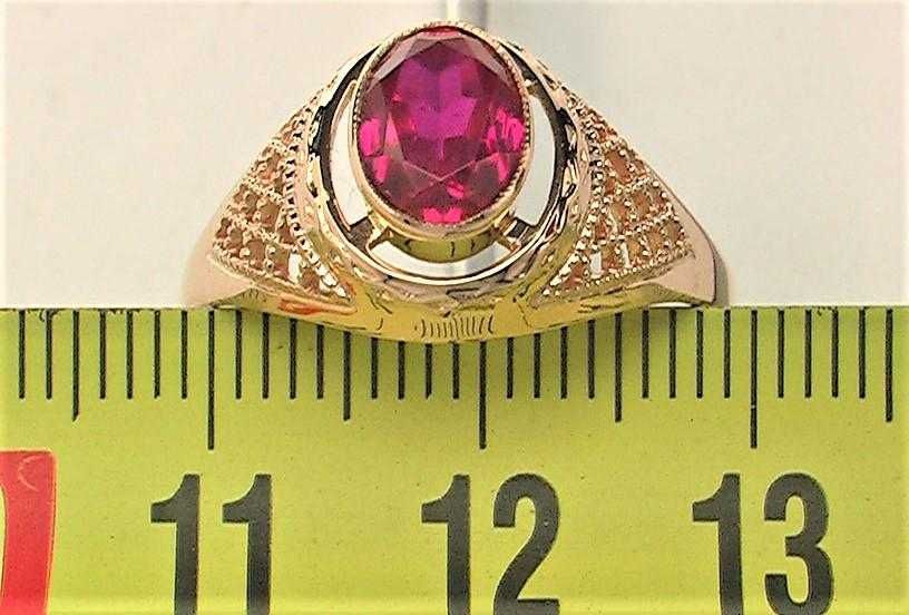 Кольцо перстень золото СССР 583 проба 3,61 грамма размер 19