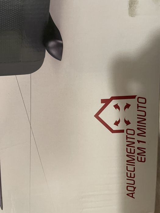 Aquecedor Preto Flama