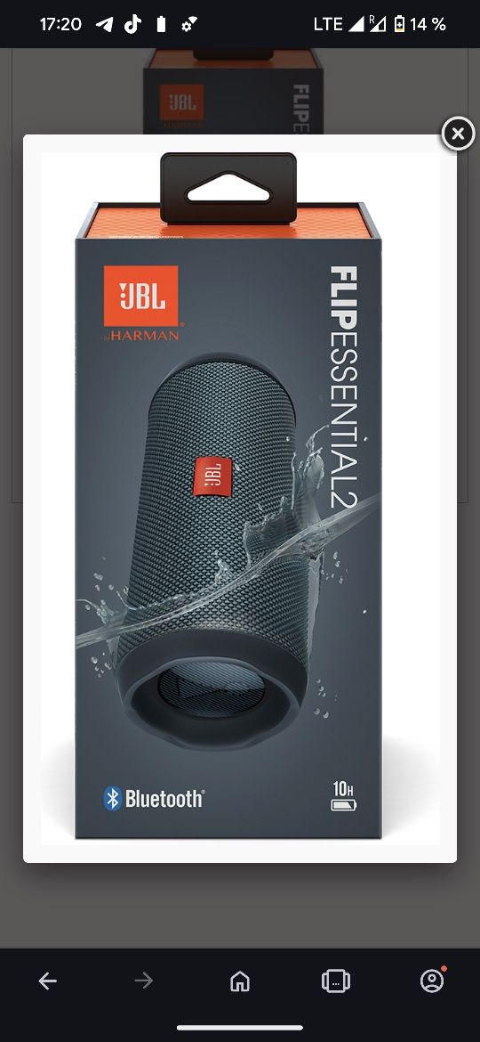 Портативная акустика JBL Charge Essential 2 Black