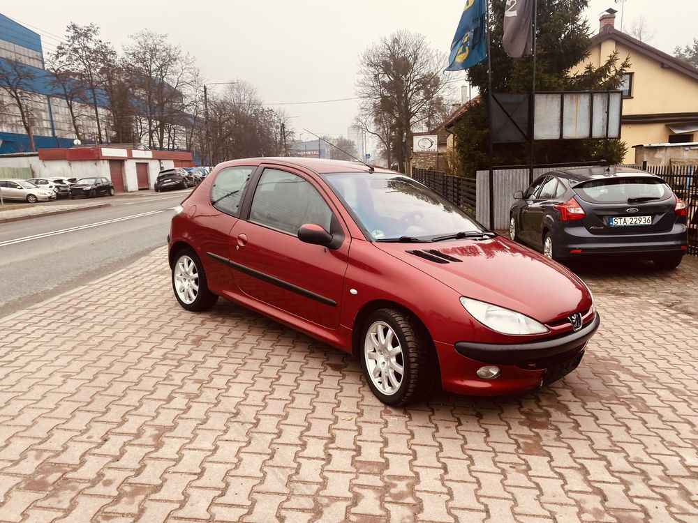 peugeot 206 1,4 kliatyzacja alusy zadbany