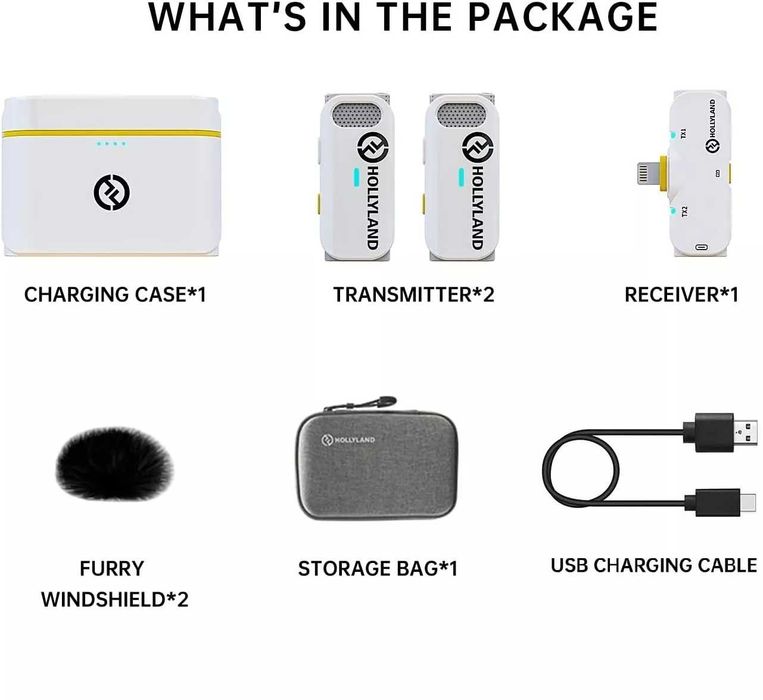 Бездротовий петличний мікрофон Hollyland Lark C1