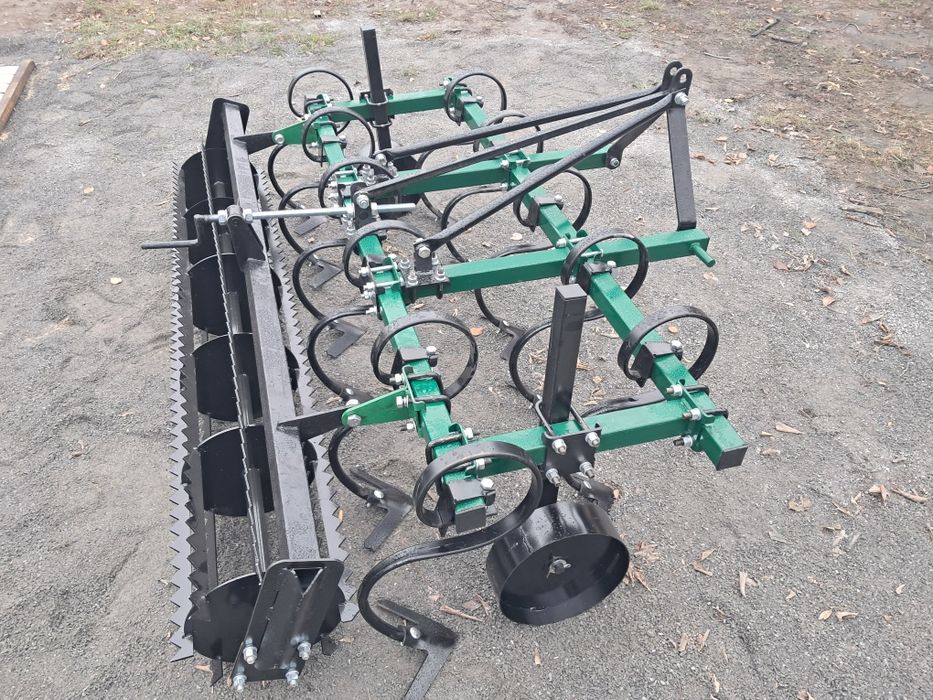 Культиватор з котком 1,8м типу європак пружинний передпосівний до трак
