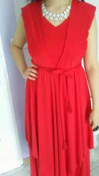 Czerwona sukienka M/L