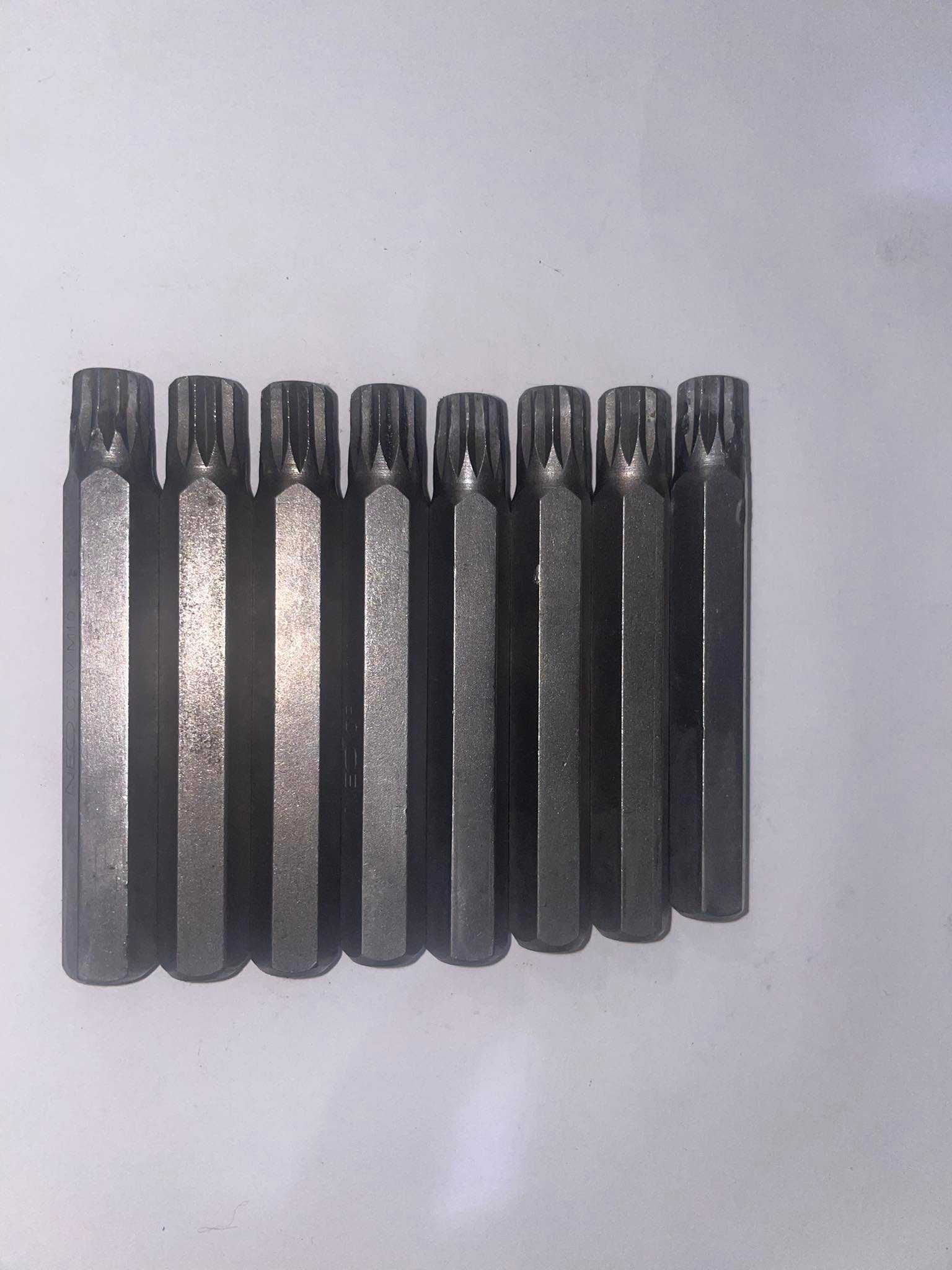 Końcówka, bit spline, torx, imbus wszystkie rozm. 75mm, 1/2 cala