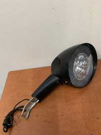 Lampka rowerowa 4 LED dynamo pradnicę przewód widelec amortyzator