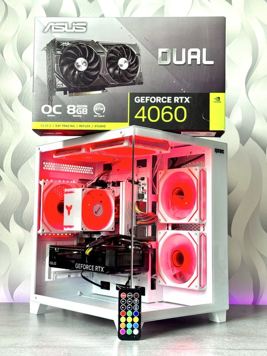 Гарантія! Білий ПК | RTX 4060, Ryzen 7 5700X, 32Gb | Ідеал