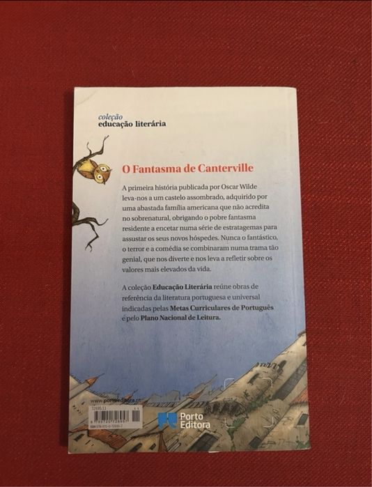 Livro “O Fantasma de Canterville” do plano nacional de leitura