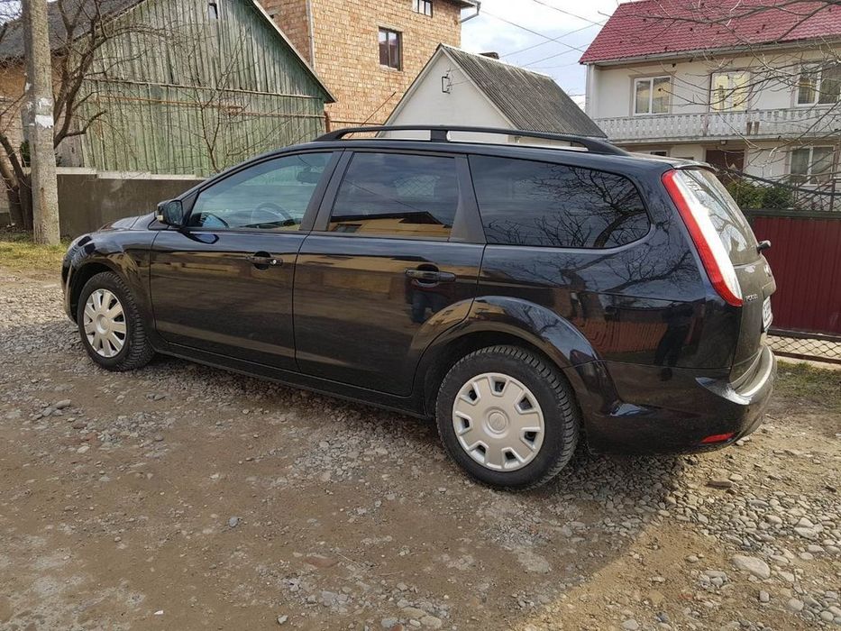 Ford Focus 2005-2011 Caravan Рейлинги алюминиевые (Черные)