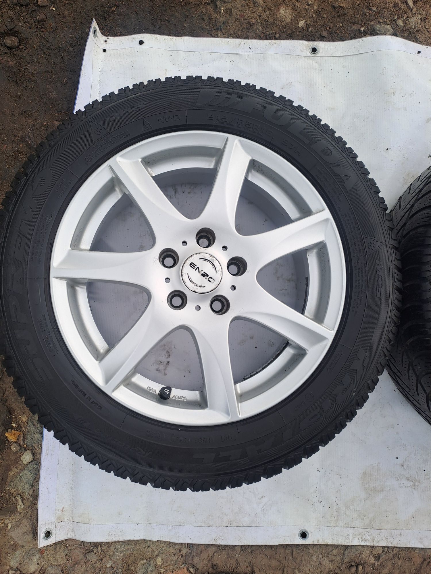 Felgi enzo opony Gratis! 5x108 et 50 16 cali 215/55r16 koła