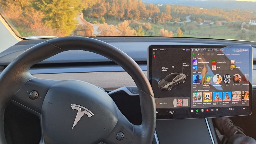 Tesla Model 3 Automovel de garagem