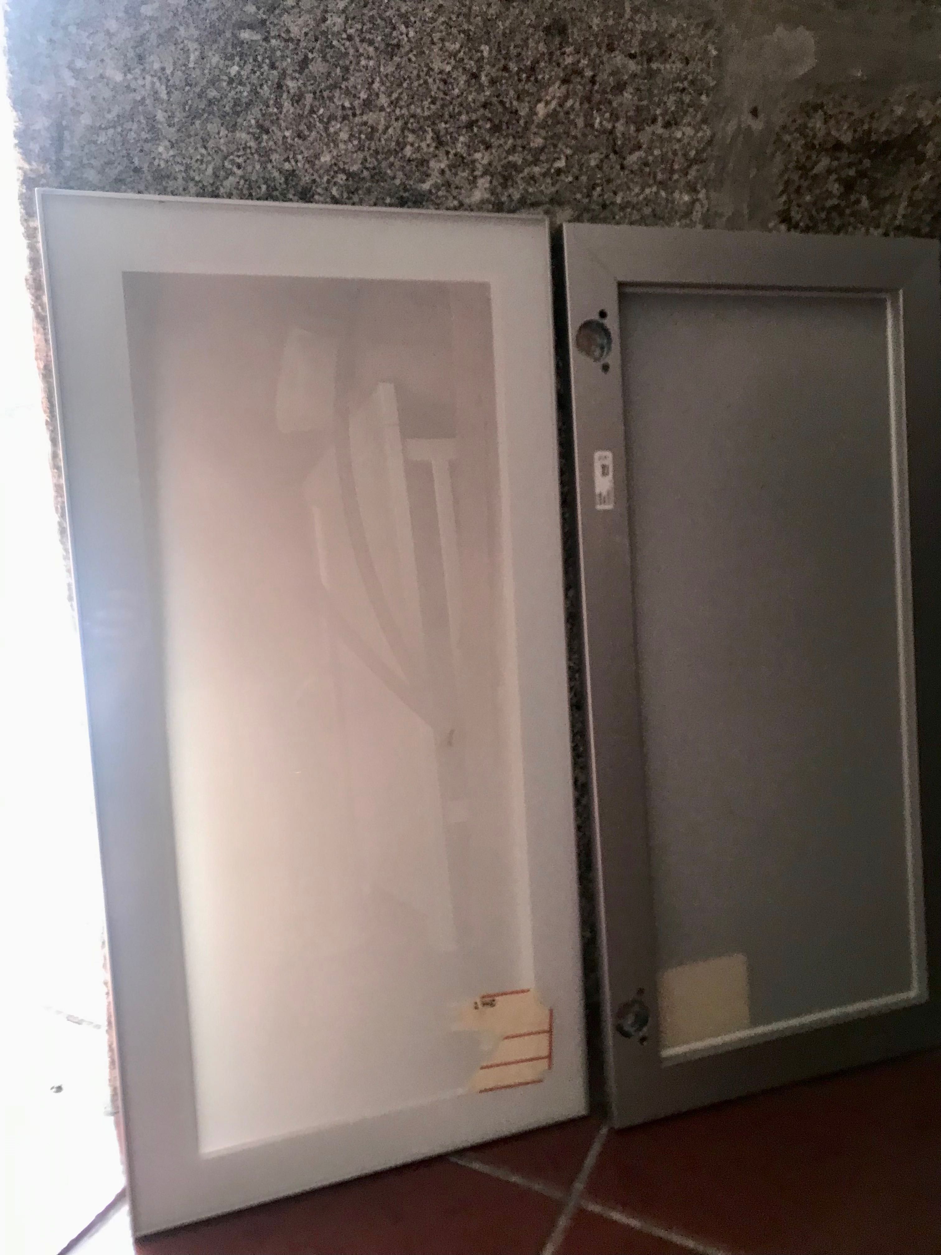 Portas de cozinha IKEA Metod vidro branco fosco 80x40