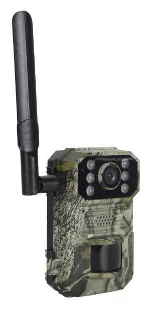 Câmera 4G + bateria recarregável + painel solar + cartão 64GB