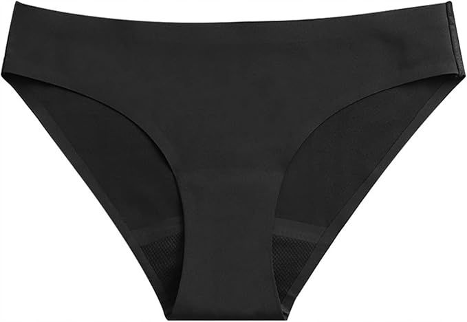 Damskie Majtki Menstruacyjne Niski Stan Czarne Rozmiar S