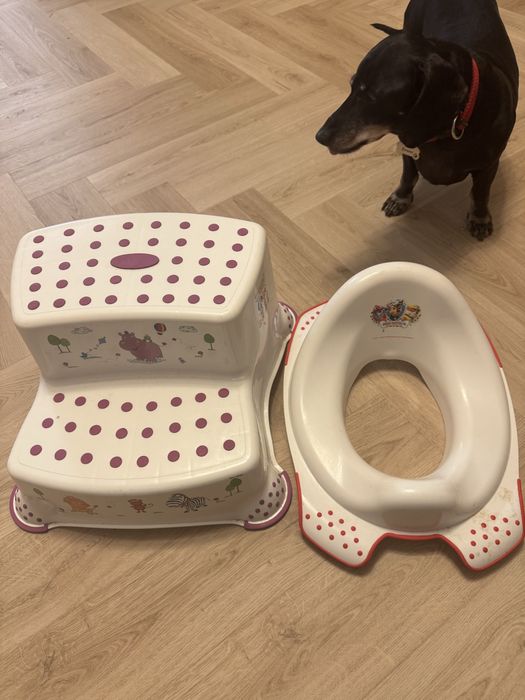 Deska i schodki do WC dla dziecka