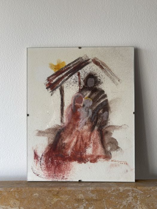 Quadro - Técnica mista sobre papel