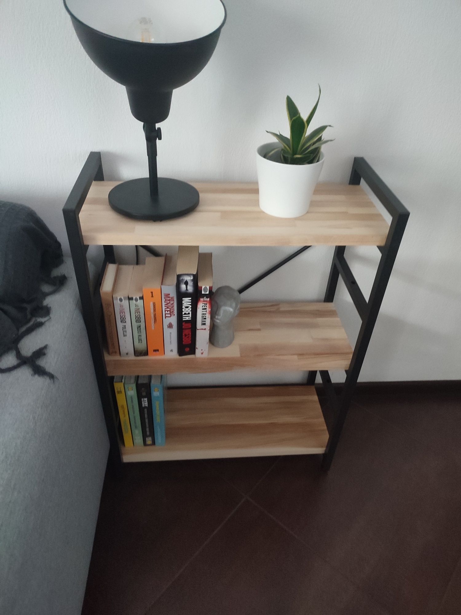 Regał Loft Industrialny Metal Drewno