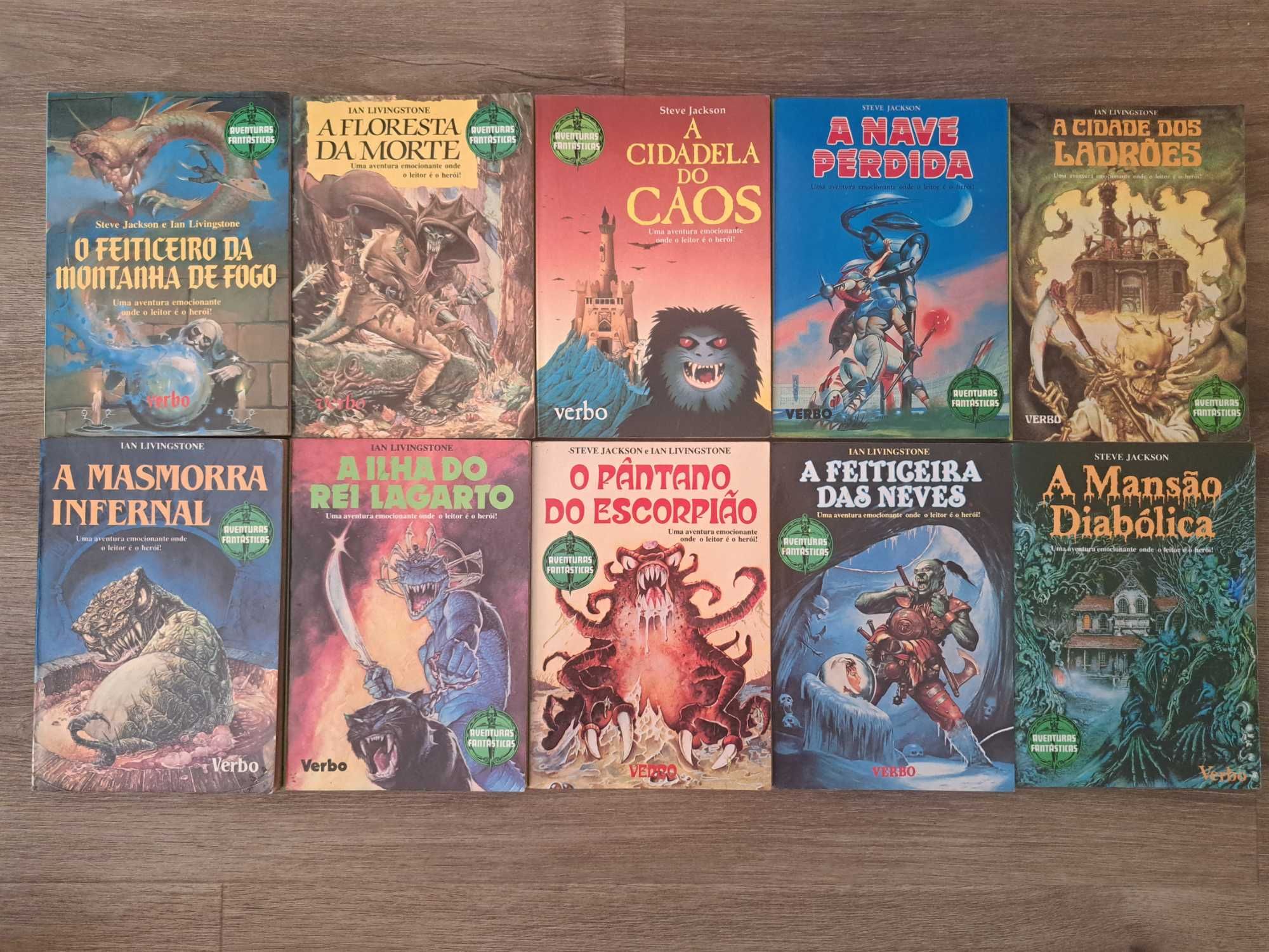 Aventuras Fantásticas - Primeiros 21 livros