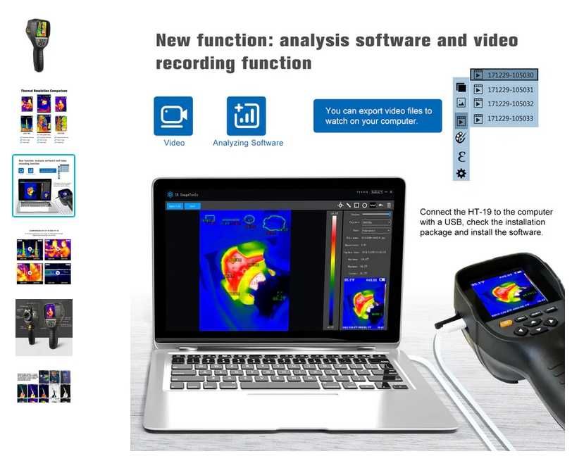 Câmera termográfica   (256×192)