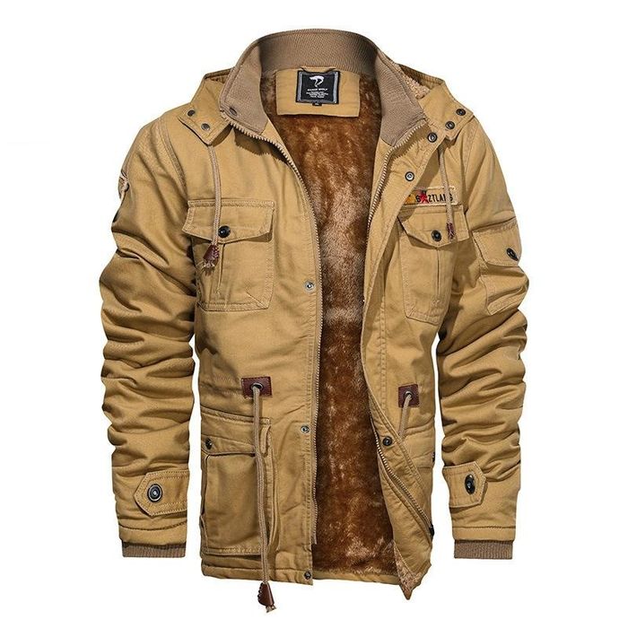 Джинсова утеплена курточка парка