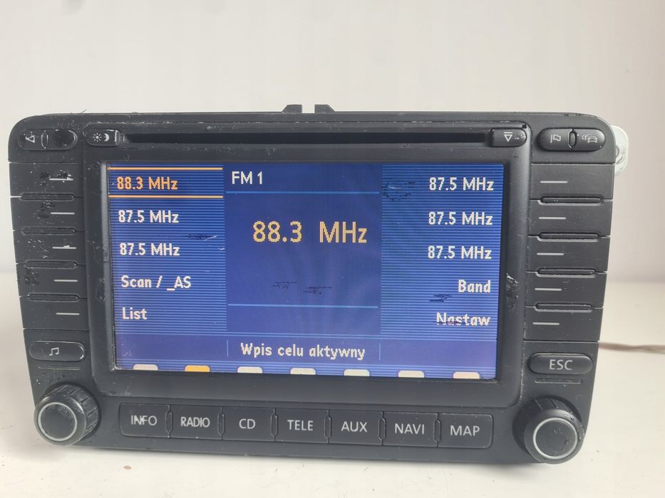 Radio nawigacja golf 5 v caddy passat b6 touran polo t5 mfd2 dvd PL…