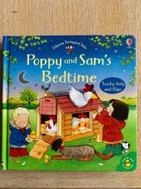 Poppy and Sam’s BEDTIME Usborne książeczka sensoryczna