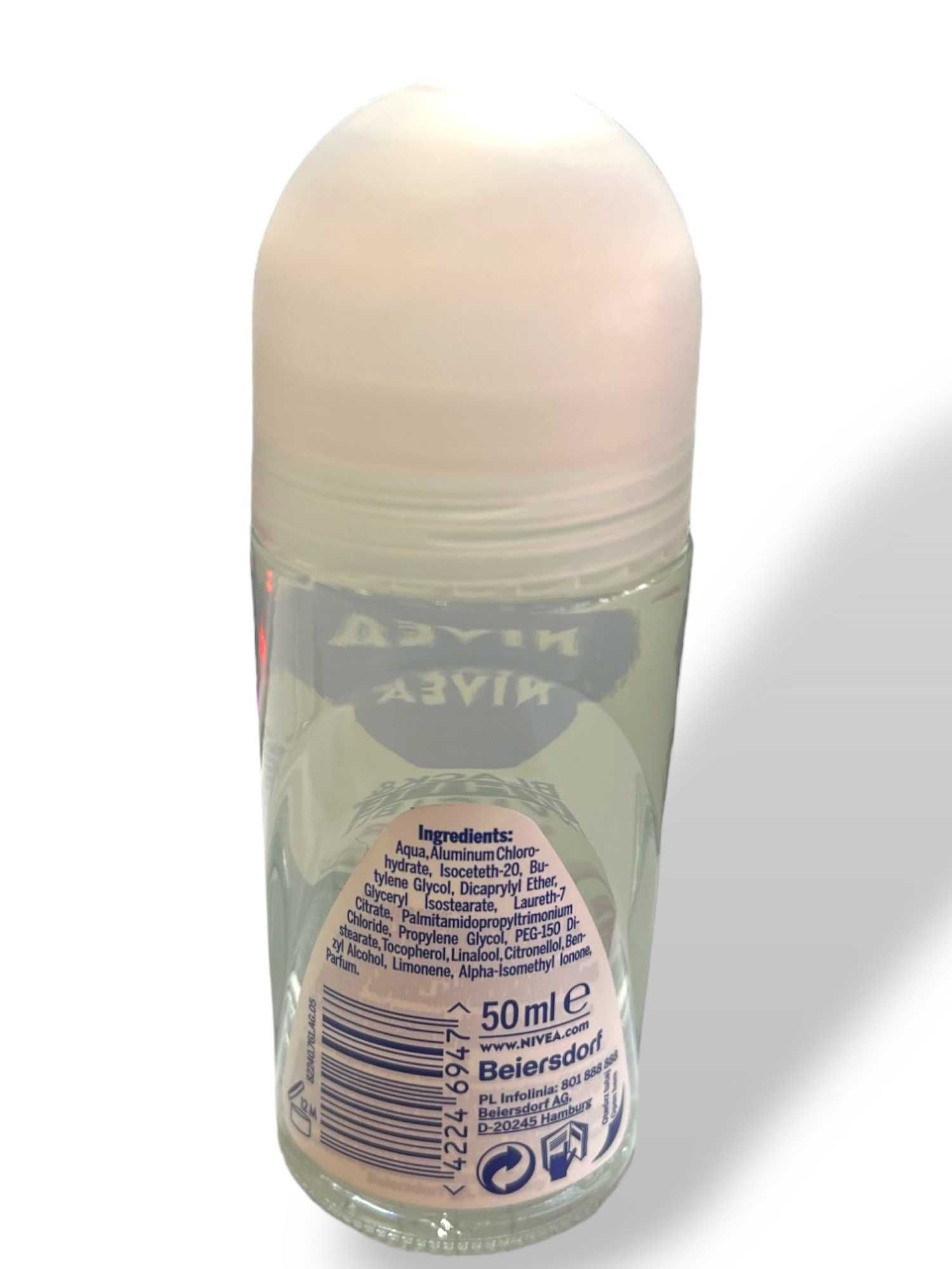 Zestaw NIVEA Black&White Invisible Clear dezodorant 3x50ml