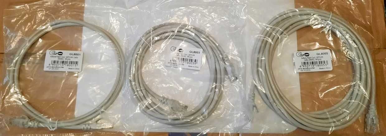 Патч-корд RJ-45 Cat.5e 26AWG CCS GEPLINK от 30 грн.