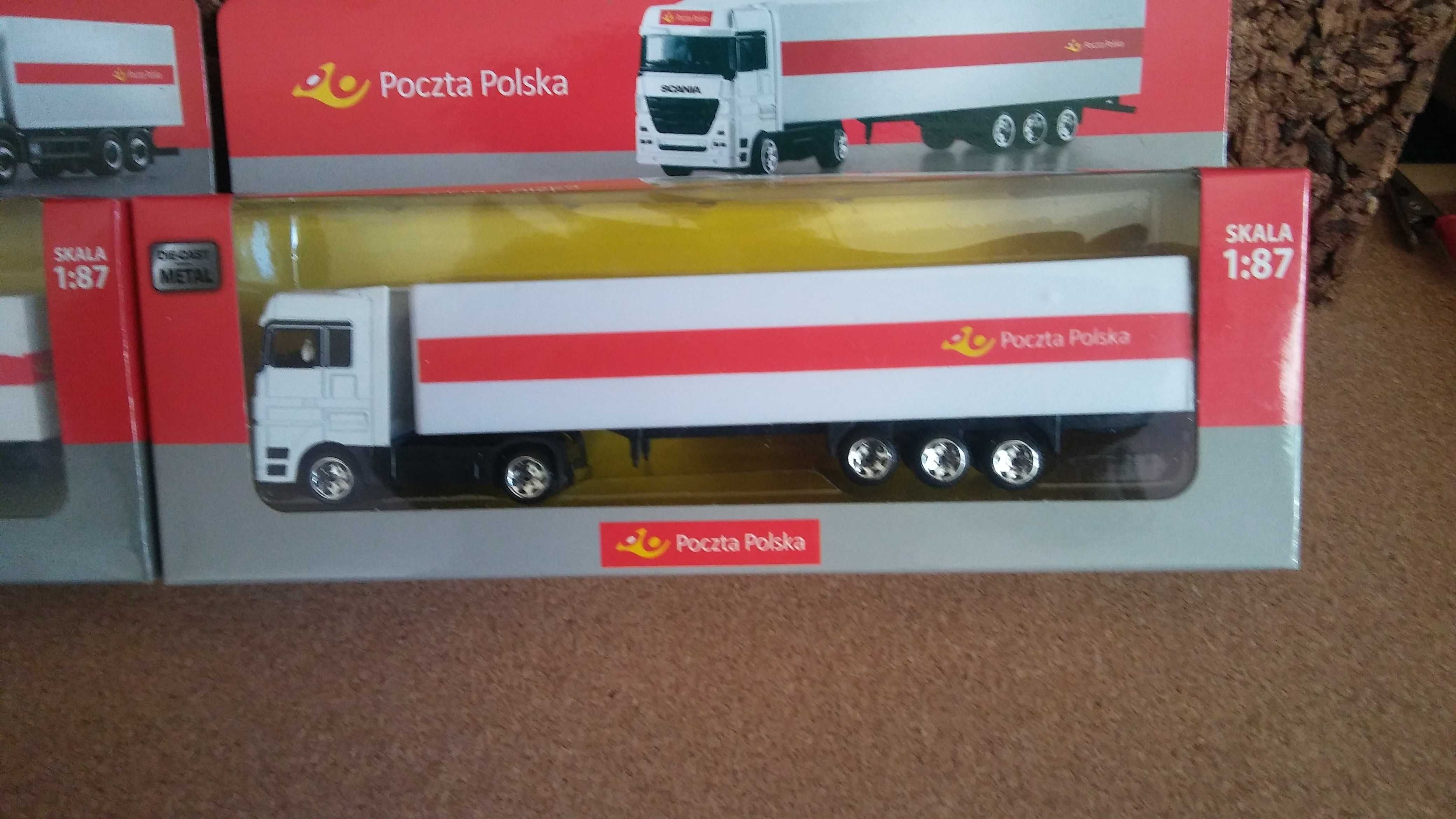 Poczta Pl. M-Benz Sprinter Atego Scania Truck Skala 1:87 Nie otwierane