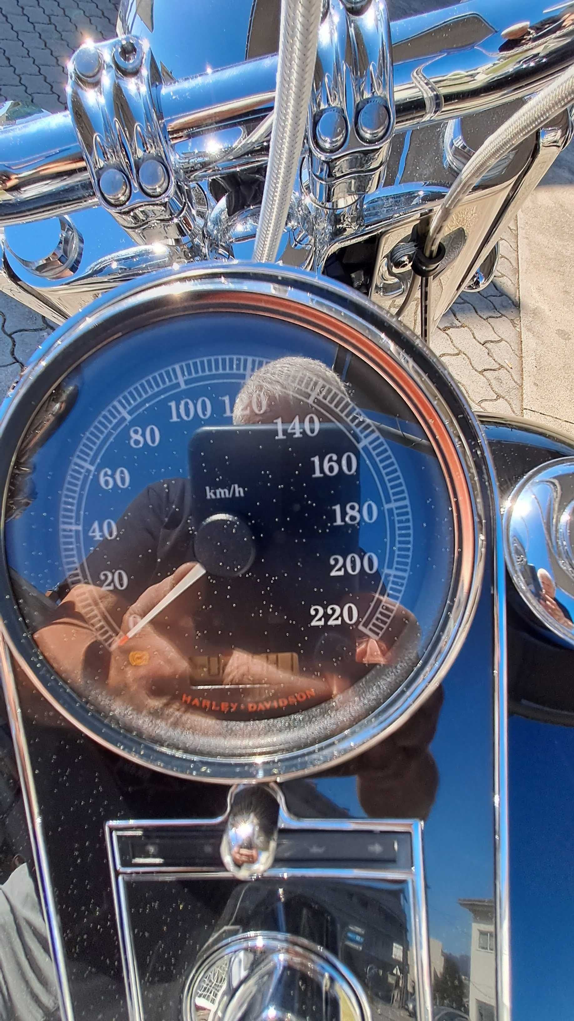 Harley Davidson Softail Deluxe estilo chicano