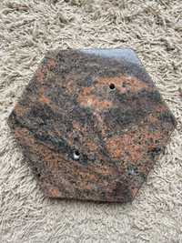 Podstawka Postument Podstawa kamienna Marmur pod figurkę 22,5x22,5x3
