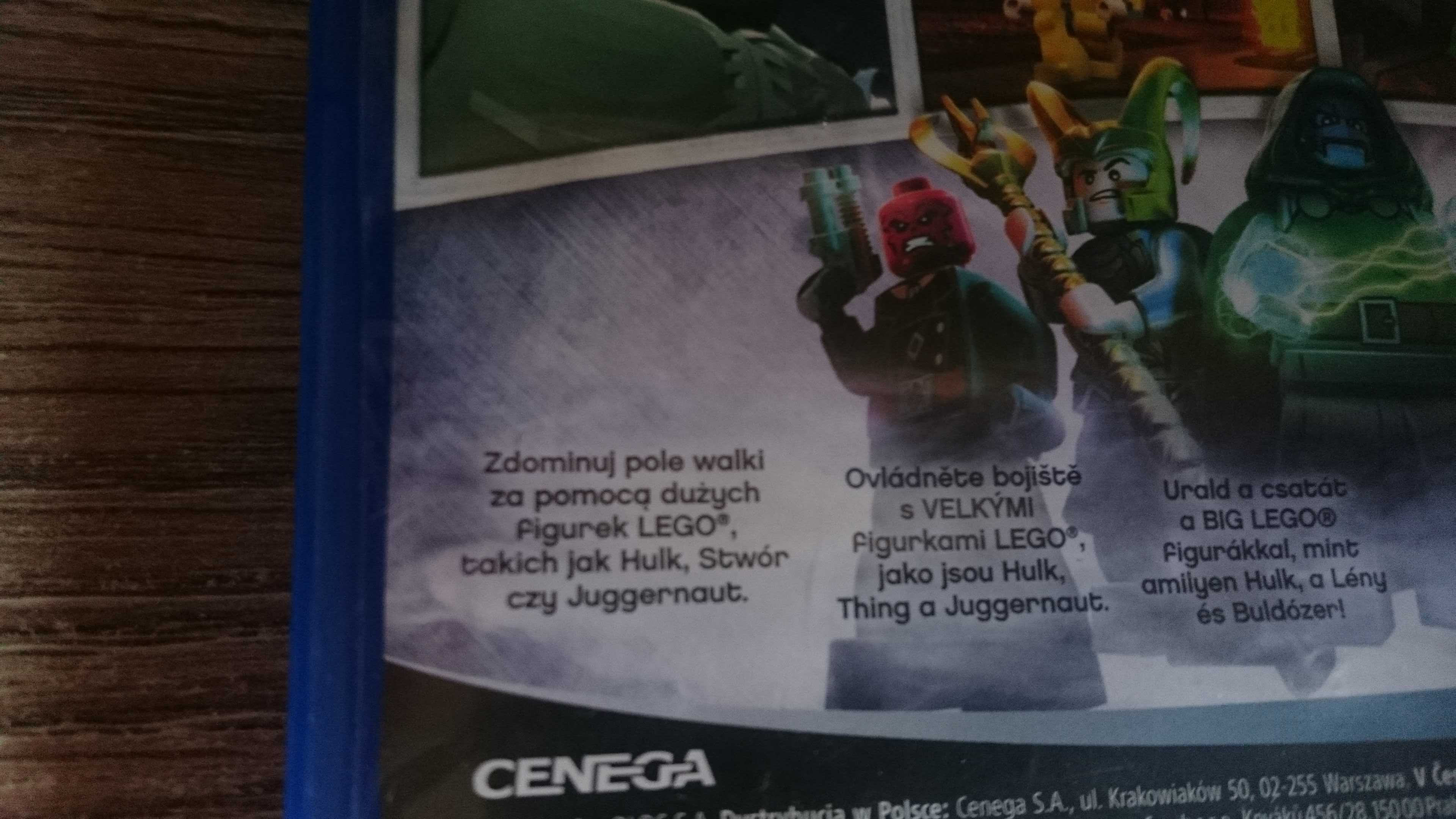Lego Marvel Super Heroes PS4 polska wersja Playstation 4 minecraft