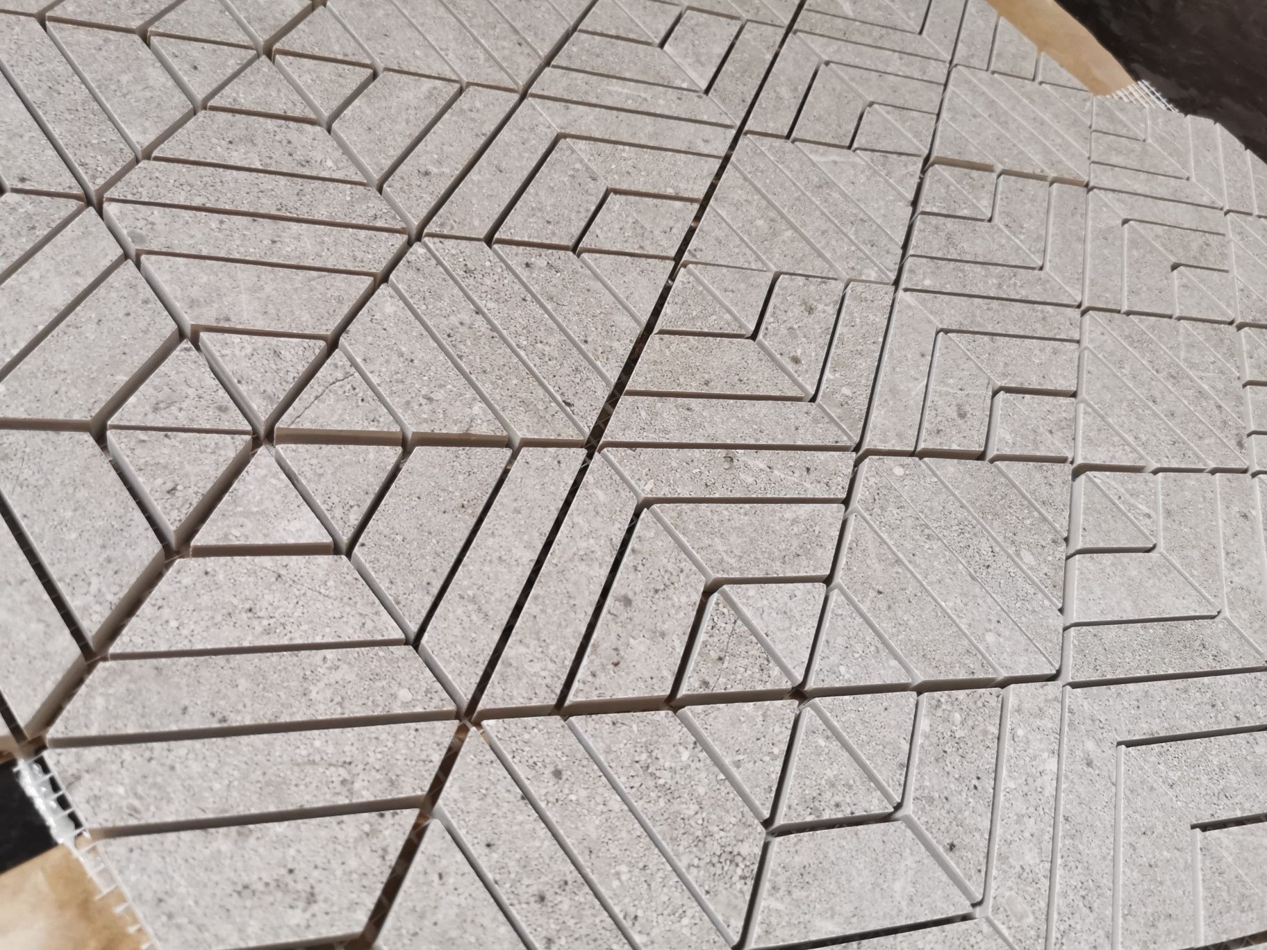 Włoska Mozaika Gresowa Ease Grige Ceramica Ricchietti