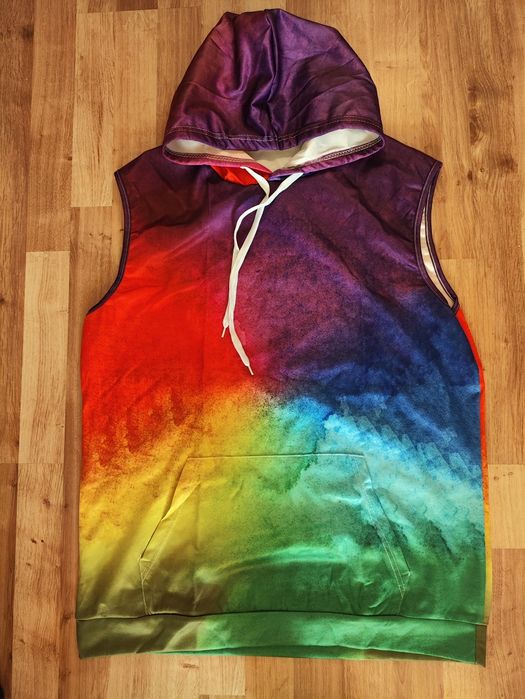 Bluzka męska bezrękawnik wielokolorowy r.M