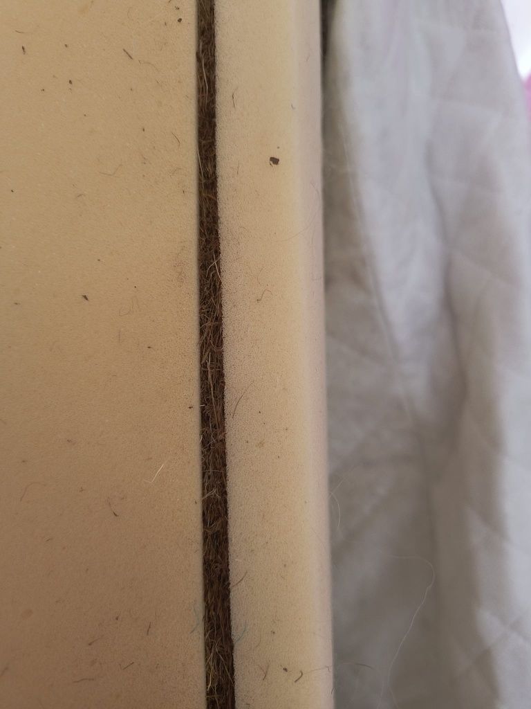 Materace dwa z włóknem kokosowym 80x200