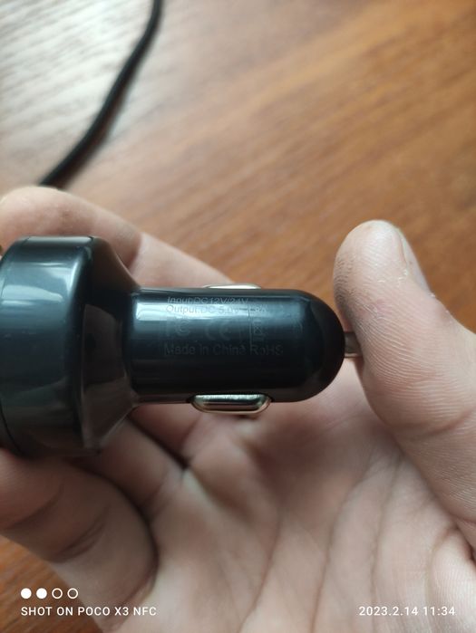 Автомобільний адаптер 12/24v