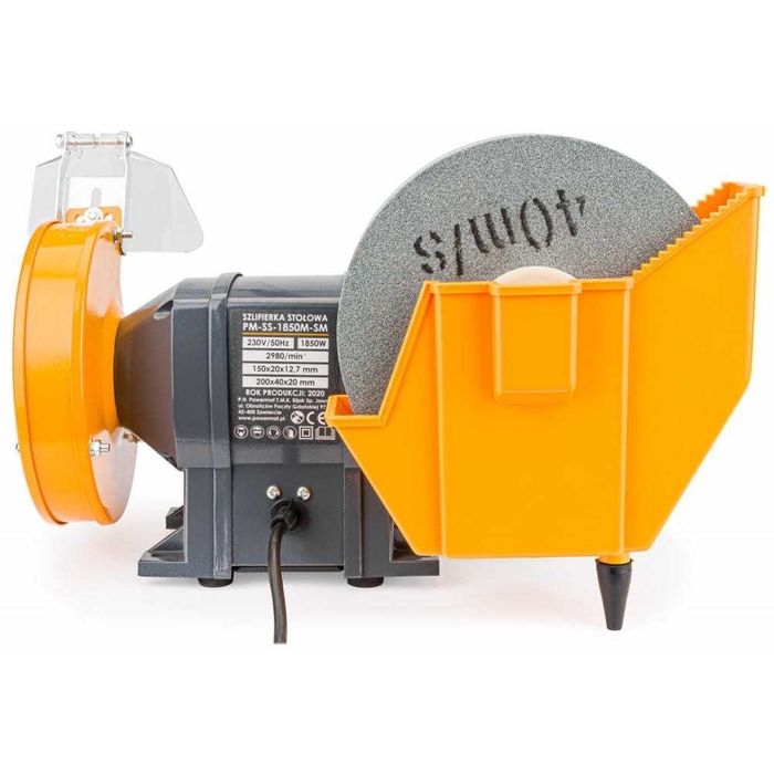 POWERMAT Szlifierka Stołowa 2x Kamień 1850w Na Sucho Mokro PM0916