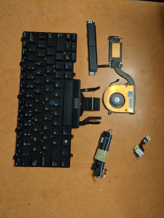 Dell 7480 Разборка/Клавіатура/Динаміки/кнопки тачпада/кулер/роз'єм зар