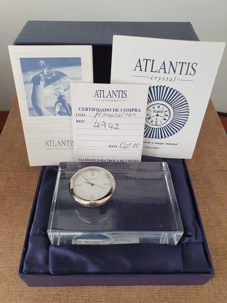 Relógio de cristal Atlantis