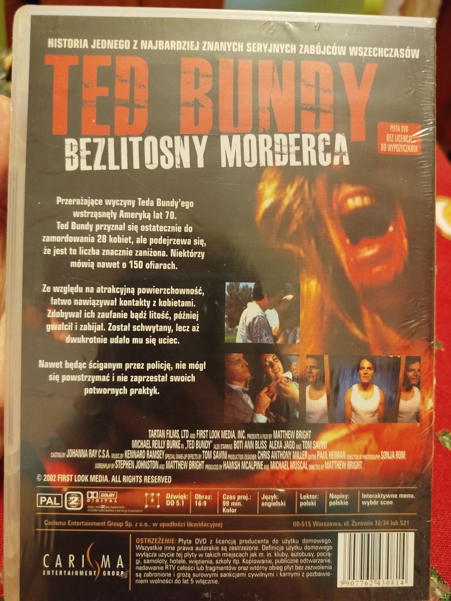 Ted Bundy dokument DVD